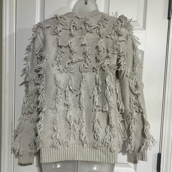 3.1 Phillip Lim Fringe Intarsia Cardigan, Size XS - Picture 3 of 5